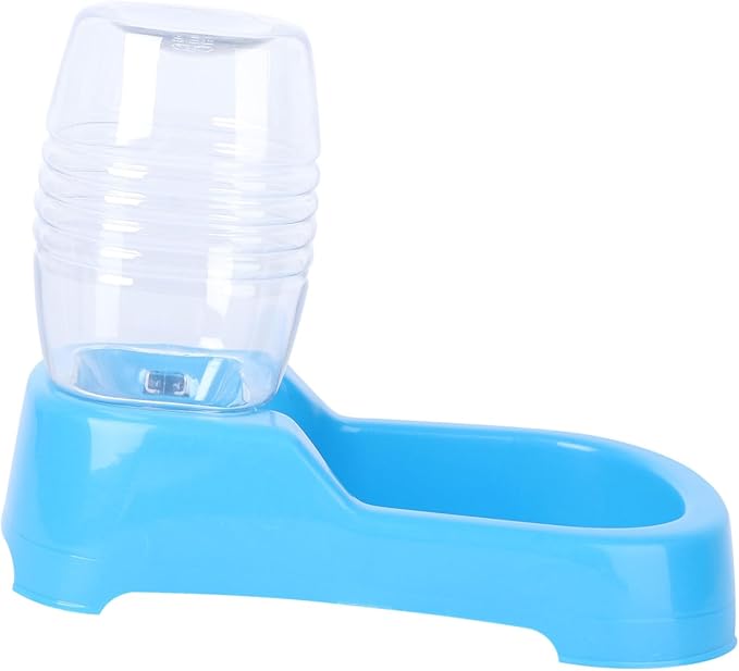 VANZACK Blue Pet Water Feeder Automatic Puppy Drinking Tool Non Tip Design for Home and Pet Shops Material Smooth Surface for Dogs and Cats
