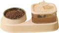 Compatible for Automatic Feeder and Water Dispenser, Large Capacity Pet Food Bowl for Dogs and Cats(Pink Stain Steel)