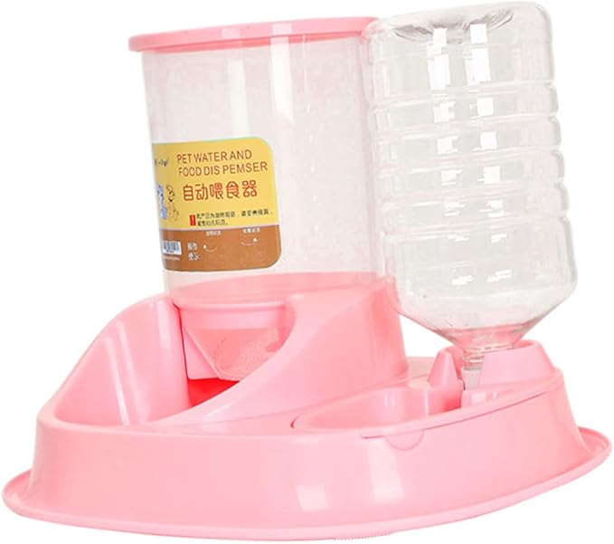 BESPORTBLE Automatic Cat Dog Feeder Large Capacity Food Water Dispenser Easy Clean Portable Pet Care