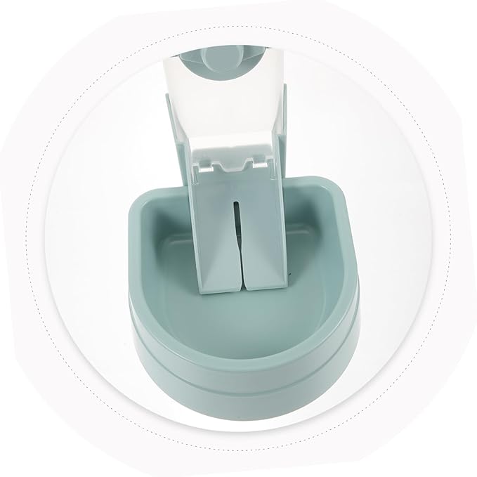 2L Hanging Automatic PET Feeder for Dogs and Cats Dispenser in Blue for Cages Easy to Use Suitable for Puppies and Kittens