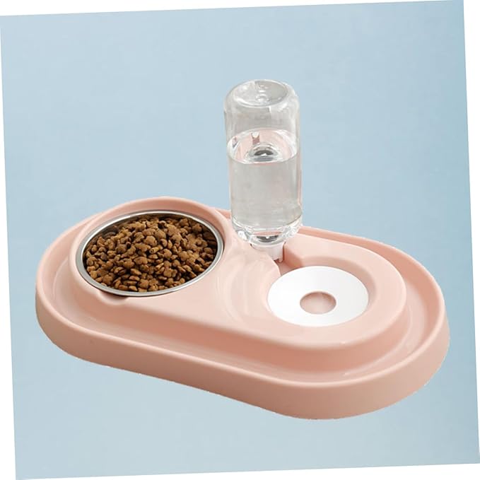 BESPORTBLE Automated Pet Water Filling Bowl for Cats Dogs Insulated Dog Fountain Water Bowl Mat Pet Feeder Dispenser