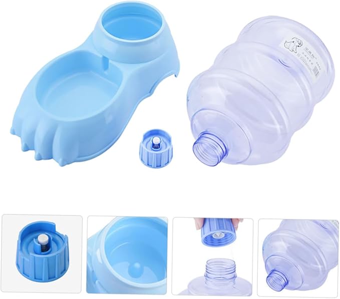 SUPVOX Non-Slip Base Pet Water Feeder Automatic Cat Bowl Large Dog Drinking Bowl Portable Water Dispenser for Dogs