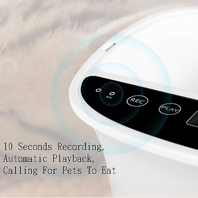 Dog and Cat Feeder Intelligent Automatic Feeding Machine Remote Video Monitoring Voice Call APP Remote Recording Portable