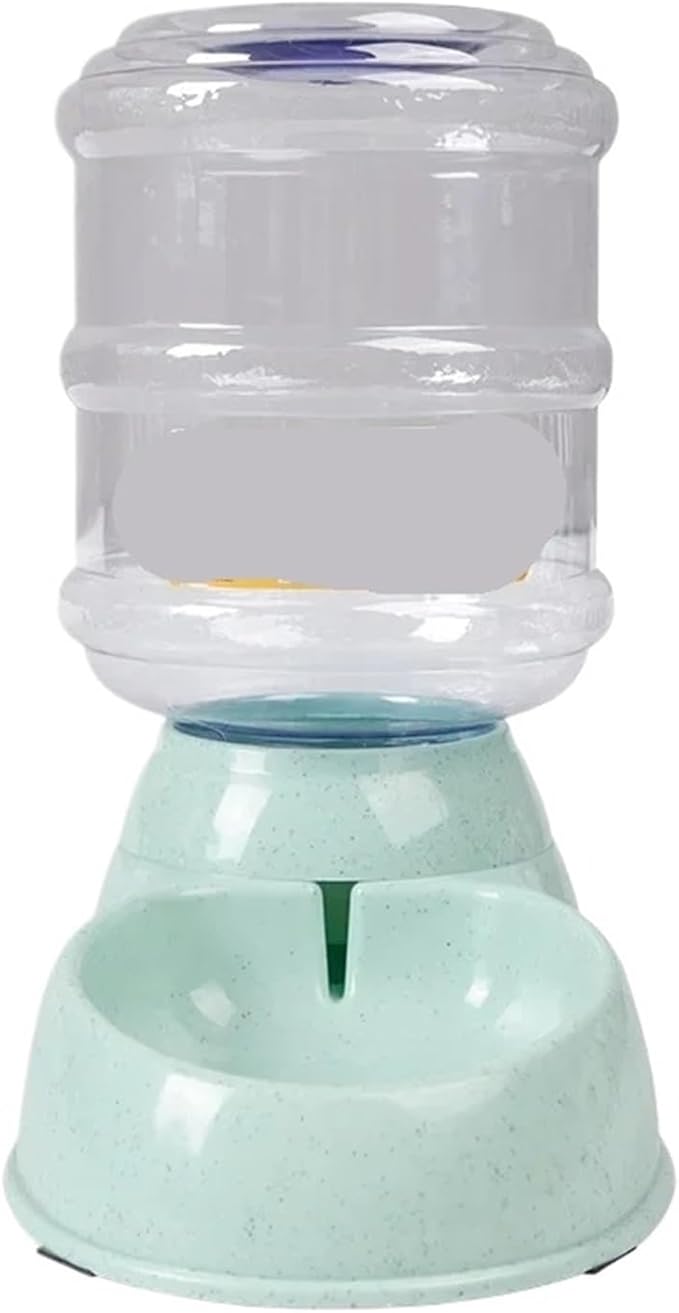 3.75L Large Automatic Feeder Drinker Dispenser Pet Bowl Dish(Drinker Green)