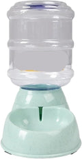 3.75L Large Automatic Feeder Drinker Dispenser Pet Bowl Dish(Drinker Green)
