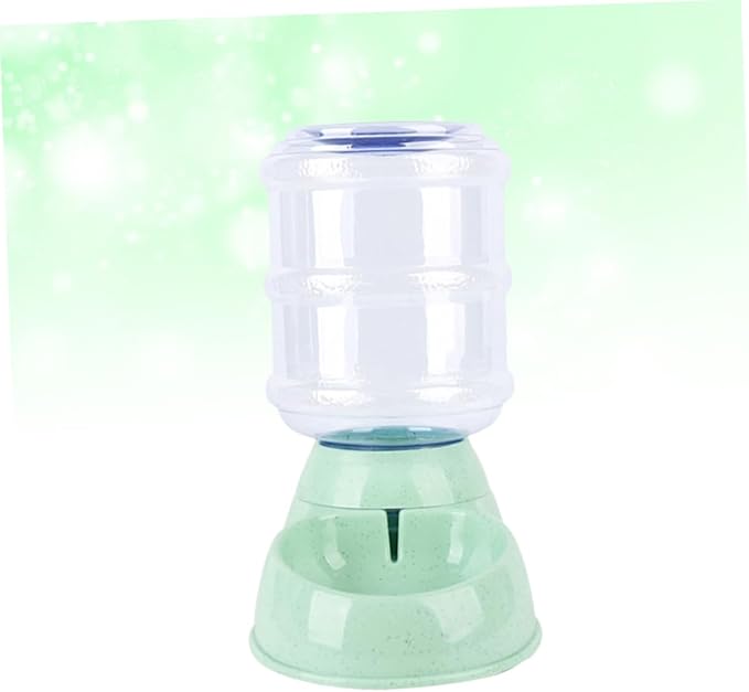Milisten Pet Water Feeder Automatic Dispenser for Cats Dogs Removable Chassis Safe Material for Home Use Green