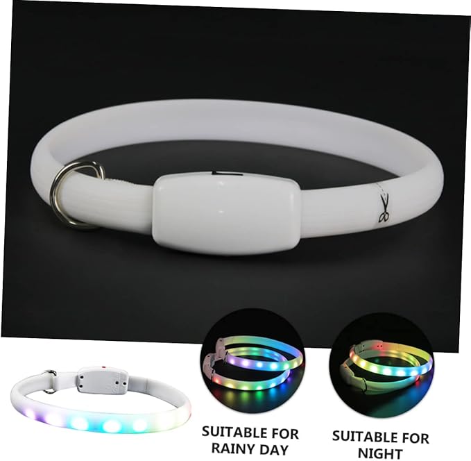 USB Rechargeable Dog Collar Night Safety Led Pet Collar for Dogs and Design for Evening Walks and Outdoor Adventures