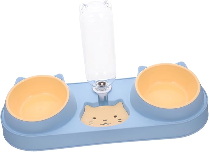 Automatic PET Feeder and Water Dispenser for Cats and Dogs Dual Bowl Design Wear-Resistant PET Feeding Station for Home Use