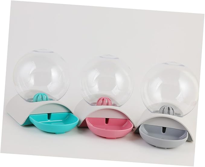 HANABASS Automatic Pet Water Dispenser Smooth Drinking Bowl for Cats and Dogs Blue Unique Design Prevents Spills for Home Decor Easy to Clean