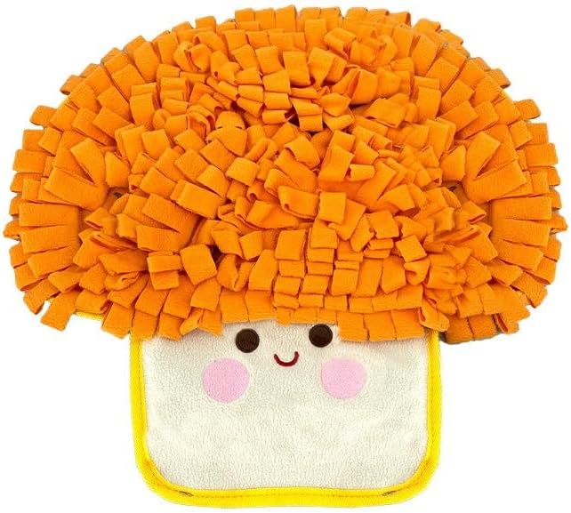 Pet Snuffle Mat for Small Pets, Interactive Nose Work Training Mat with Crinkle Sound, Non-Slip Washable Foraging Toy for Small Dogs, Rabbits and Hamsters (V2)