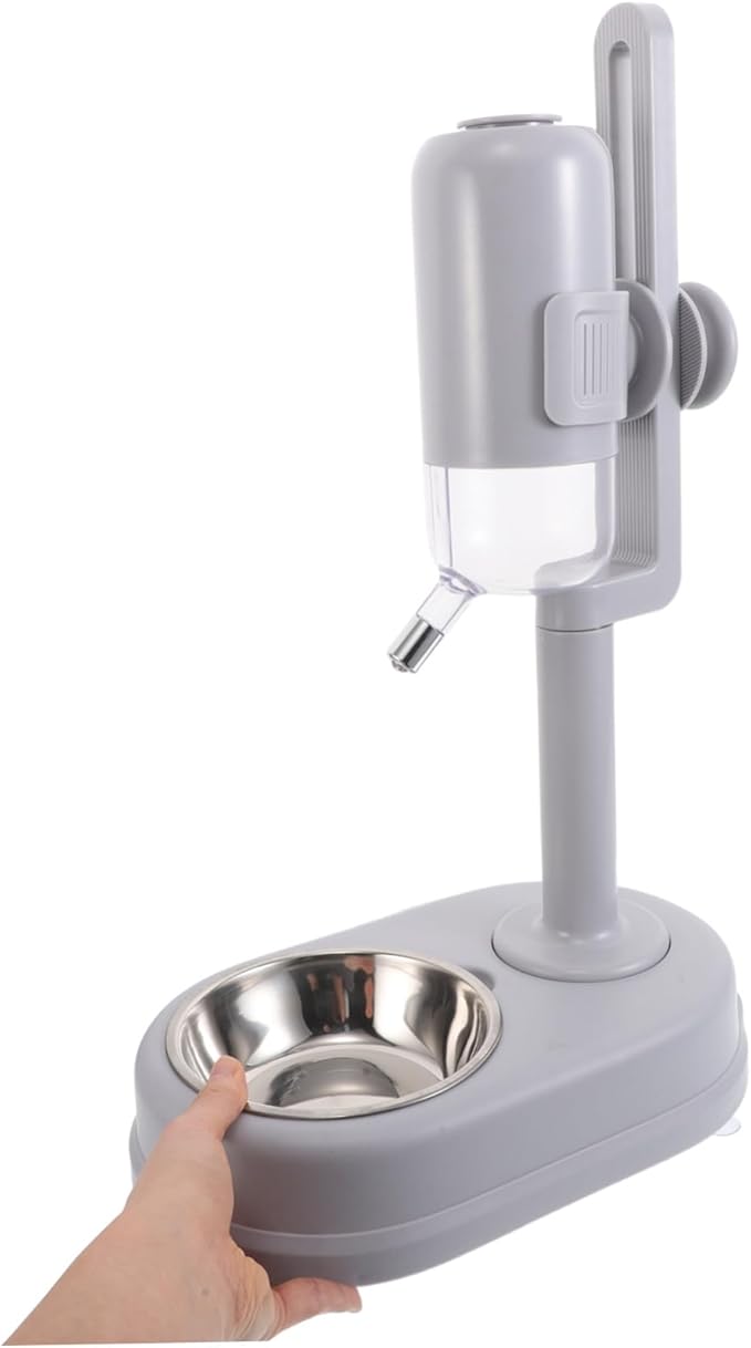 Pet Feeding Station Water Dispenser Kitten Puppy Feeder Bowl Cats Dogs Automatic Watering