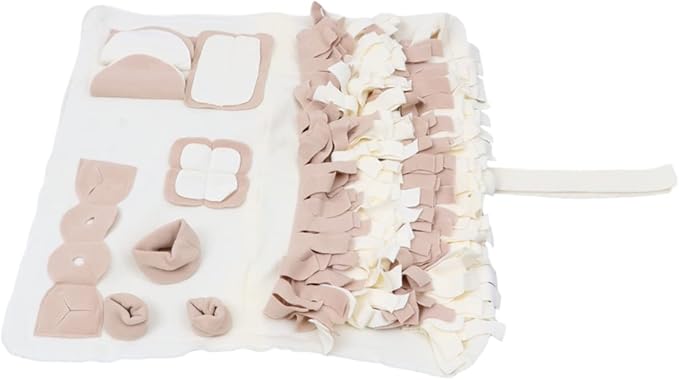 ibasenice Pet Snuffle Mat for Dogs Feeding Mat for Nose Work and Training Removable and Washable Stimulates Foraging Instinct for Enhanced Mealtime Enjoyment