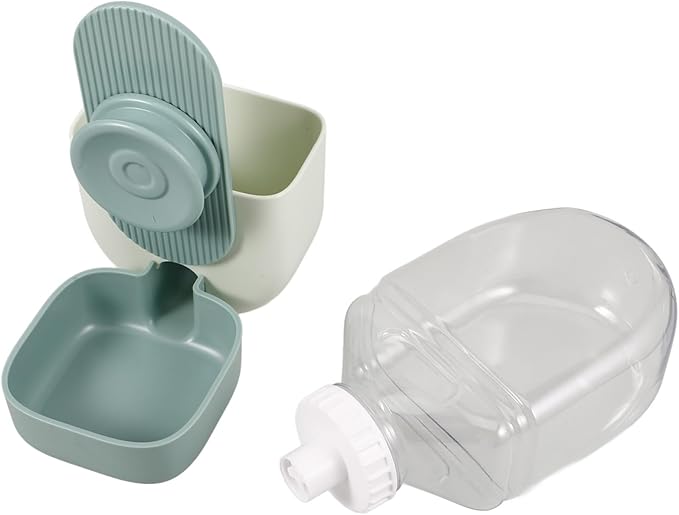 POPETPOP Pet Water Dispenser for Dogs and Cats Hanging Gravity Feeder No Leak Automatic Water Bowl Body for Easy Observation for Pet Cages