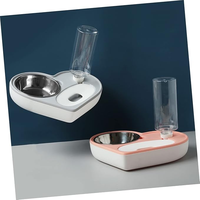 Pet Drinking Supplies Automatic Water Bowl Dog Cat Feeder Heart Design