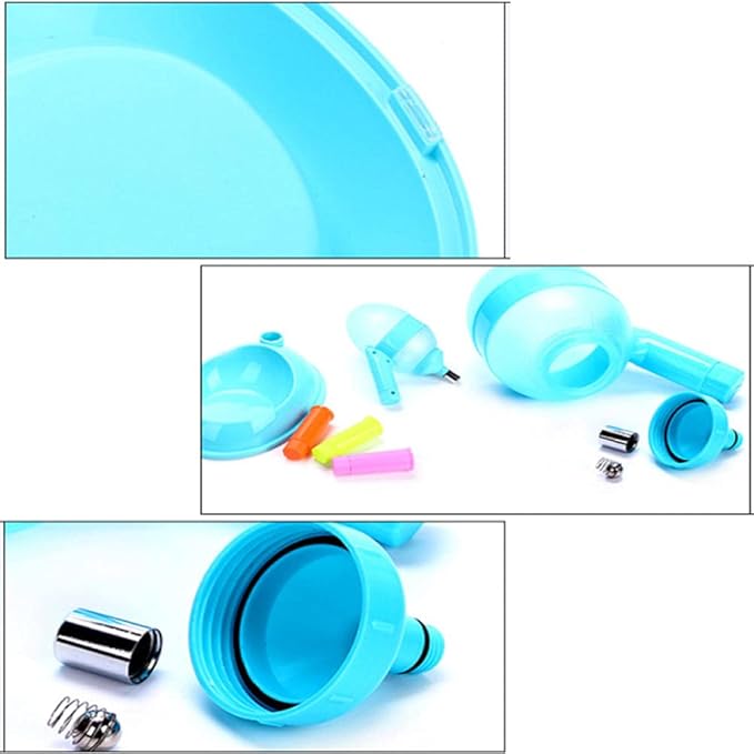 Dog Bowls Cat Bowls Pet Automatic Feeder Pet Drinker Waterer Adjustable Detachable Dog Automatic Drinkers Orange