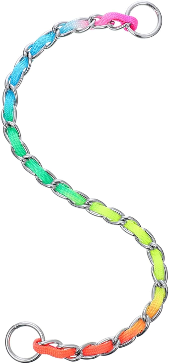 SUPVOX Unique Design Dog Collar Puppy Chain Collar Stylish Dog Traction Rope Fashionable