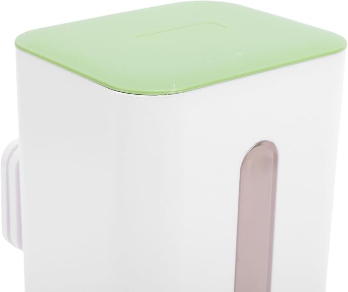 POCREATION Hanging Automatic Pet Water Dispenser Cage Auto Pet Waterer 1.5L No Wet Mouth Design Transparent with Auto Feeding Mechanism for Dogs Cats Small Animals (Green)
