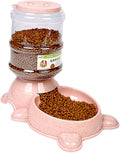 YARNOW Pet Food Dispenser for Dogs Automatic Feeder Large Capacity Bowls Non-Skid Easy Refill Feeder