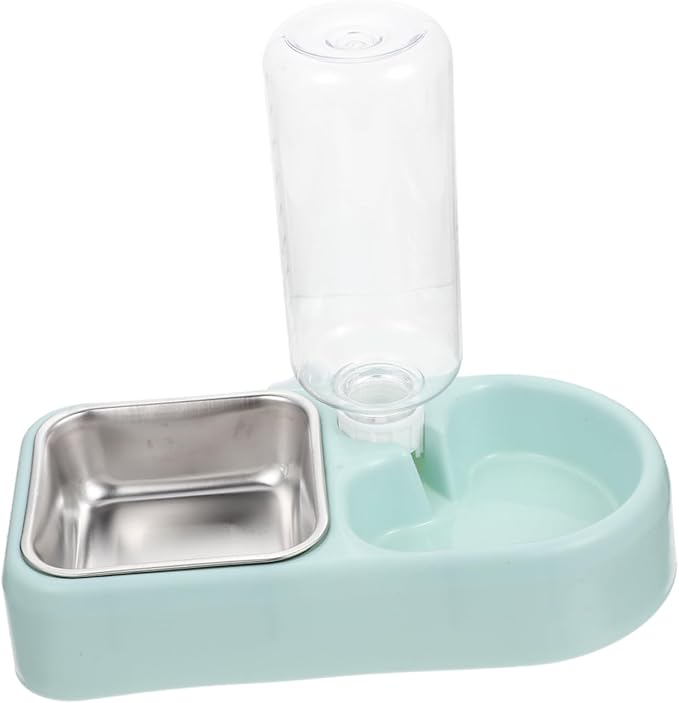 1Set Automatic Water Dispenser Food Feeder for Dogs and Cats Hanging Design Detachable Bowls Convenient Bottle for Easy Monitoring Dual Functionality for Food