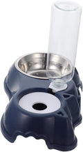 1 Set Automatic Pet Feeder and Water Dispenser Dual Bowl and Cats Easy Volume Observation for Busy Pet Owners Convenient Feeding