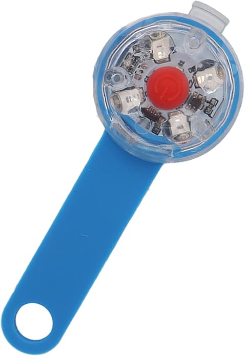 GOWENIC Dog LED Collar Light, LED Dog Safety Light for Night Walking, Rechargeable, Blue