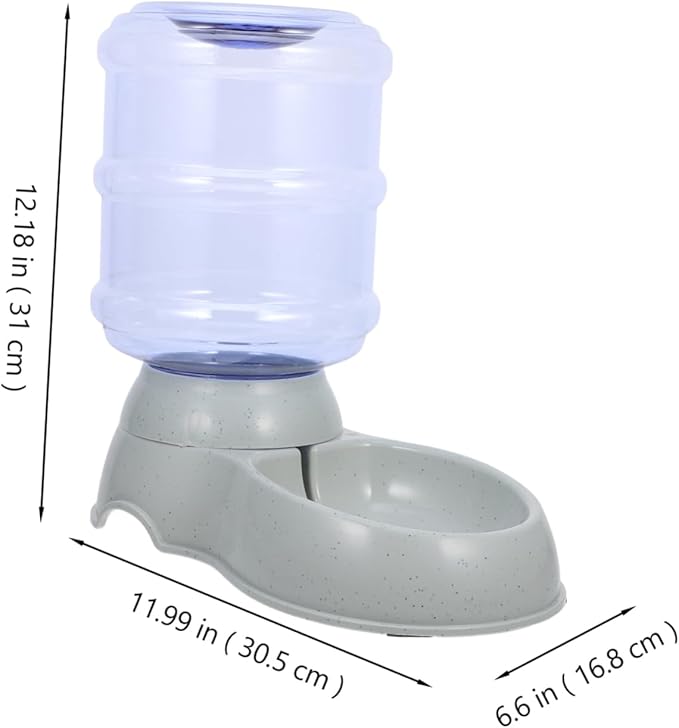 Toyvian Large Capacity Automatic PET Water Dispenser Self-Filling Dog and Cat Water Bowl Gravity Watering System for Outdoor Use PET Watering Bowl