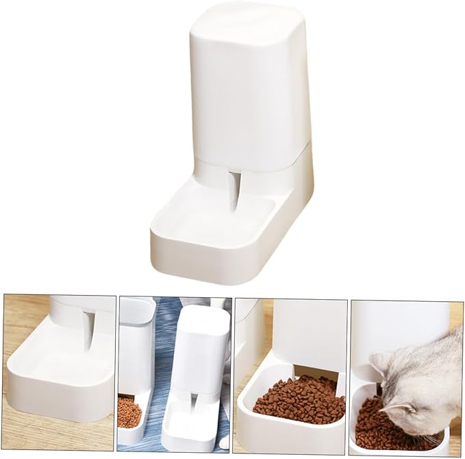 Kisangel Automatic Cat Feeder Large Dog Bowl Pet Accessory Auto Feeder Dry Food