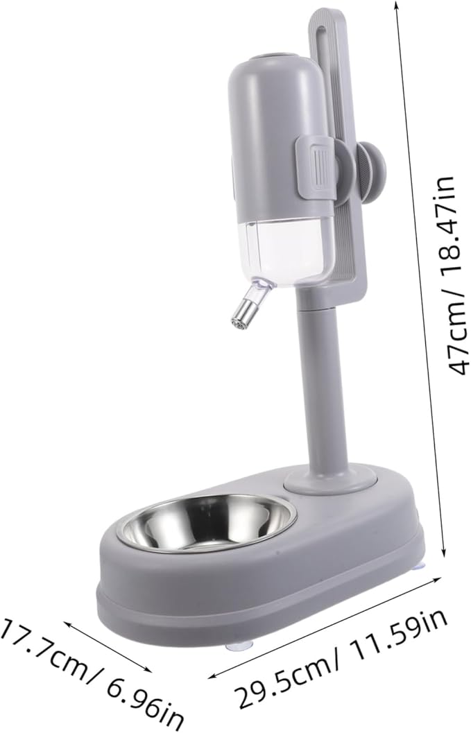 Pet Feeding Station Water Dispenser Kitten Puppy Feeder Bowl Cats Dogs Automatic Watering