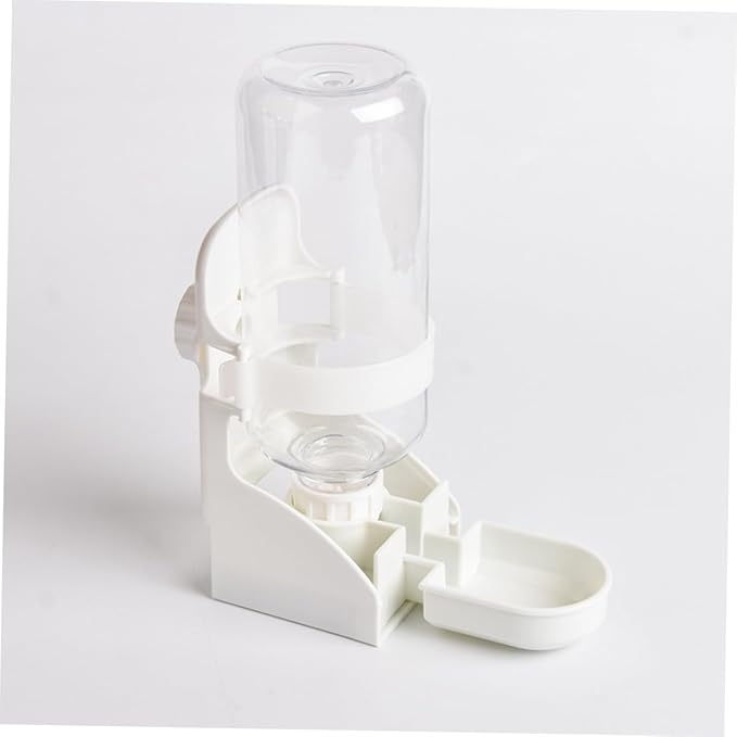 Happyyami Innovative Pet Feeder Water Supply Dog Cat Pigeon Feeder Tip Design Safe Material White Home Shop