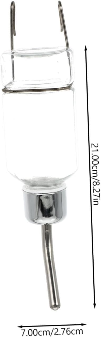 GANAZONO 2pcs Pet Water Dispenser Hanging Automatic Feeder for Cats Dogs Animals Capacity Lightweight Portable Design Level Observation