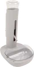 Pet Standing Water Dispenser, 680ml Detachable Dog Cat Feeding Water Bowl Set, Automatic Standing Water Dispenser with Food Feeder Bowl, Water Bottle Dispenser for Dogs Cats