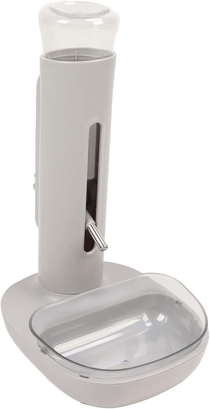 Dog Water 680ml, Automatic Cat Water Dispenser with Detachable Bowl Standing Pet Drinking Feeder for Dogs Cats