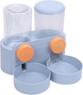 Pssopp Automatic Pet Feeder Small Medium Pets Automatic Food Feeder and Waterer Set,Dogs Cats Food Feeder 2 in 1 Water Dispensers for Small Animals Rabbits Guinea Pigs Kittens and Dogs
