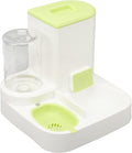 2.2 Liters Automatic Pet Feeder, 2 in 1 Food Feeder and Drinker Set, Gravity Feeding Supplies for Small Dog Pets Puppy Kitten Rabbit Bunny, No Stuck Grain, Lasts for About 7 Days