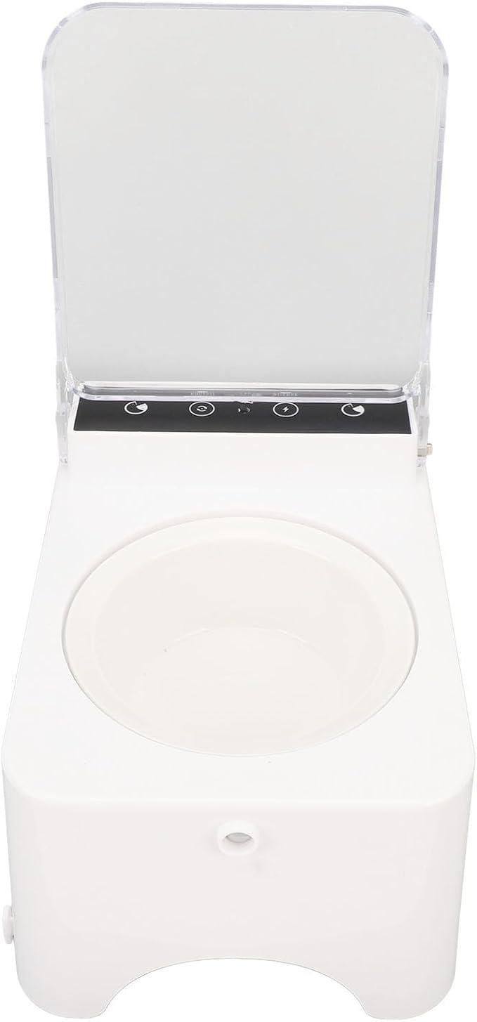 Automatic Cat Feeder, Raised Design Intelligent Sensing Feeder with Transparent Lid, Pet Food Dispenser Dog Feeding Station Dry Food Dispenser Smart Pet Feeder for Cats Dogs