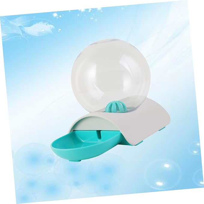 GANAZONO Pet Automatic Water Dispenser Drinking Bowl for Cats and Dogs Safe High-Density Material Smooth Surface Unique Design Blue