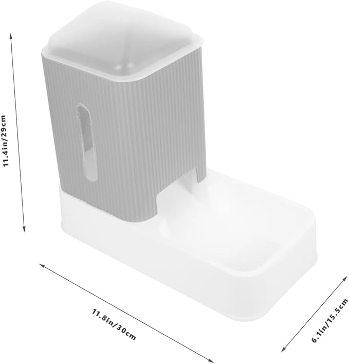 VANZACK 1set Automatic Feeder Dispenser Pet Water Holder Smooth Design Easy to Use for Store Feeder Water Bowl