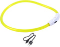 Led Glowing Dog Collar USB Rechargeable Pet Glow Collar for Puppies Lightweight Design for Safe and Festive Occasions