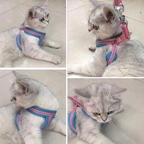 Dog cat sling vest reflective breathable mesh pet products dog leash adjustable collar small dog small dog walking at night