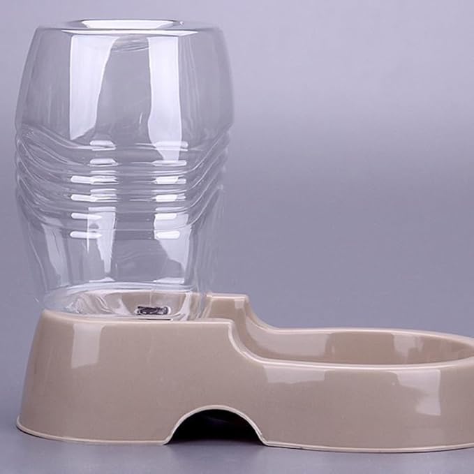 30OZ Pet Water Dispenser Plastic Automatic Refill Dog Drinking Fountain Cat Water Feeder Transparent Bottle for Home Use 8.46 * 6.69 * 4.72in
