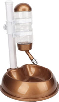 Adjustable Height Pet Water Container & Food Bowl 2 in 1 | Secure Base & Detachable Design for Dogs | Automatic Lick Ball Feeder for Indoor/Outdoor Use | Portable ABS Material