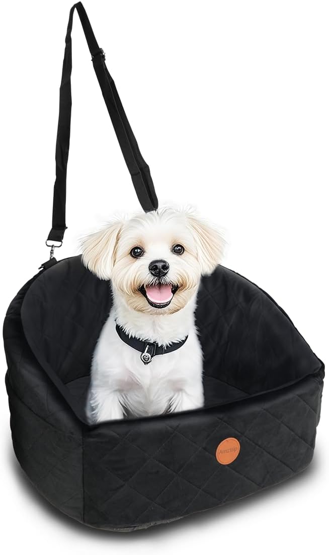 Soft Pet Car Travel Home Bed (Charcoal, Standard Version)