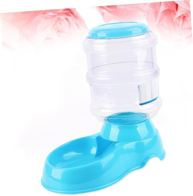 NOLITOY Automatic Pet Feeder Dish Capacity Blue Bowl for Cats Dogs and Puppies Non-Electric Secure Skid Base Safe Material for Easy Feeding