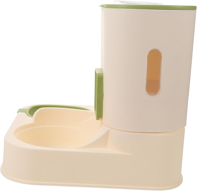 Milisten Automatic PET Water Feeder and Food Dispenser for Dogs and Cats Large Capacity Dry Wet Separation Detachable Water Bowl Fall Design for Indoor Use