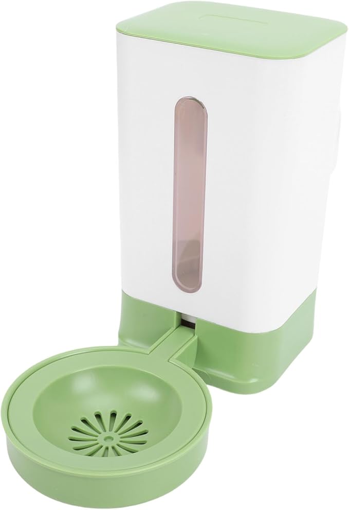 Hanging Automatic Pet Water Dispenser, Plastic, Continuous Hydration for Dogs and Cats, 1.5L Capacity, Ideal for Small Animals Like Puppies and Kittens (Green)