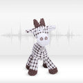 Plush Squeak Pet Dog Toy, Dog Plush Sound Toy Squeaky Toys, Interactive Stuffed Dogs Chew Toy Squeak Toy for Small Medium Large Dogs (Cow)