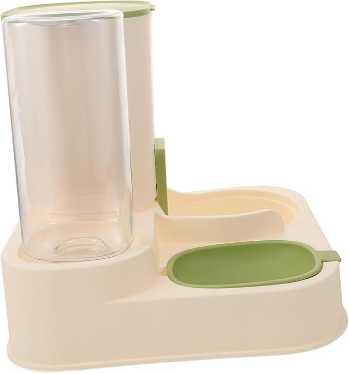 Automatic Water Feeder for Dogs Cats Large Capacity Dry Wet Food Separation Detachable Water Dispenser Easy Pet Bowl