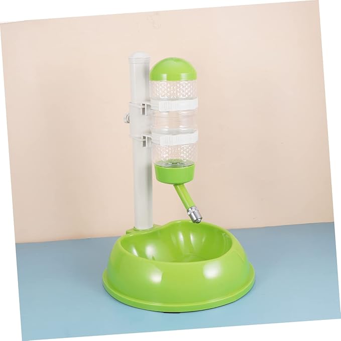 Automatic Pet Feeder Food Dispenser with Capacity Heart Shape Design Easy to Refill Safe Material for Cats and Pets Green