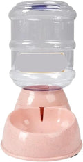 3.75L Large Automatic Feeder Drinker Dispenser Pet Bowl Dish(Drinker Pink)