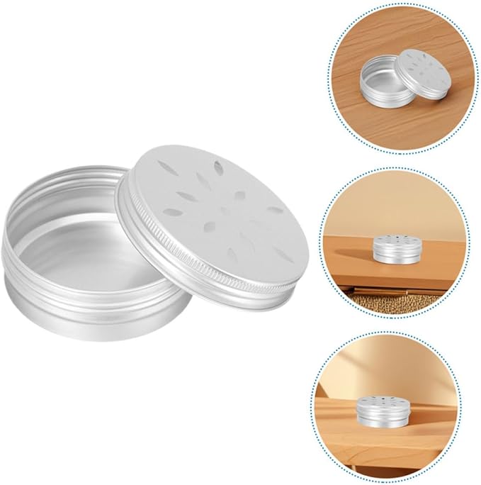 Kisangel 8pcs Aluminum Dog Training Cans for Scent Work and Detection Training Containers for Nose Work Dogs for Trainers and Scent Activities